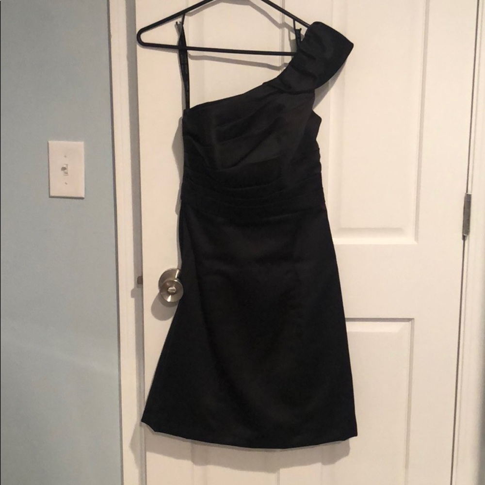 Mini Satin Black dress